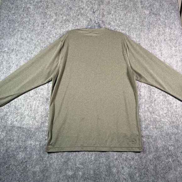 Vuori Shirt Mens Large Tradewind Performance Pocket Green Long Sleeve Crewneck - Picture 11 of 12